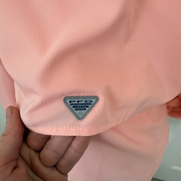 Columbia Light Pink Button-Up Shirt - Picture 9 of 10